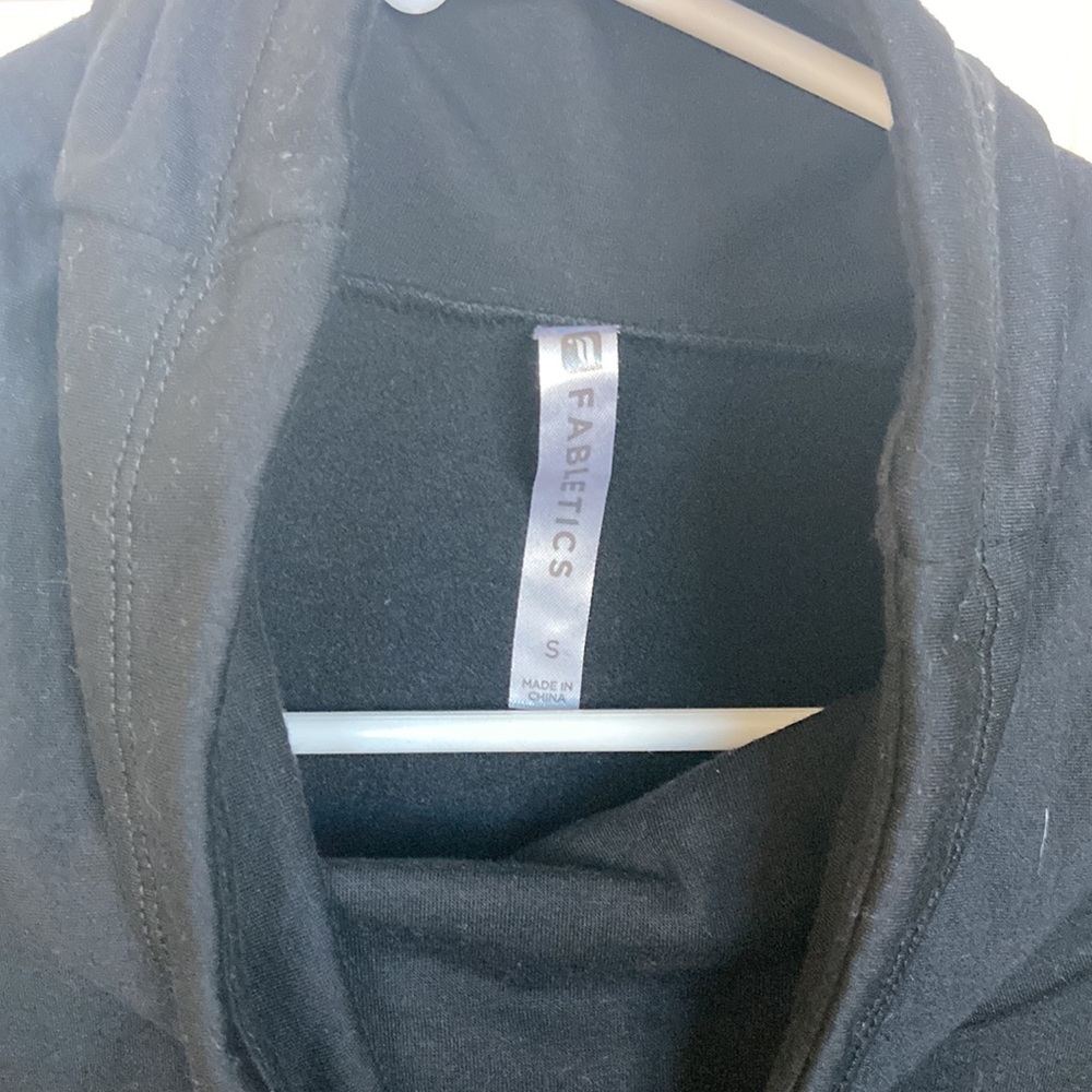 Fabletics Black Pullover Funnel Neck - image 3